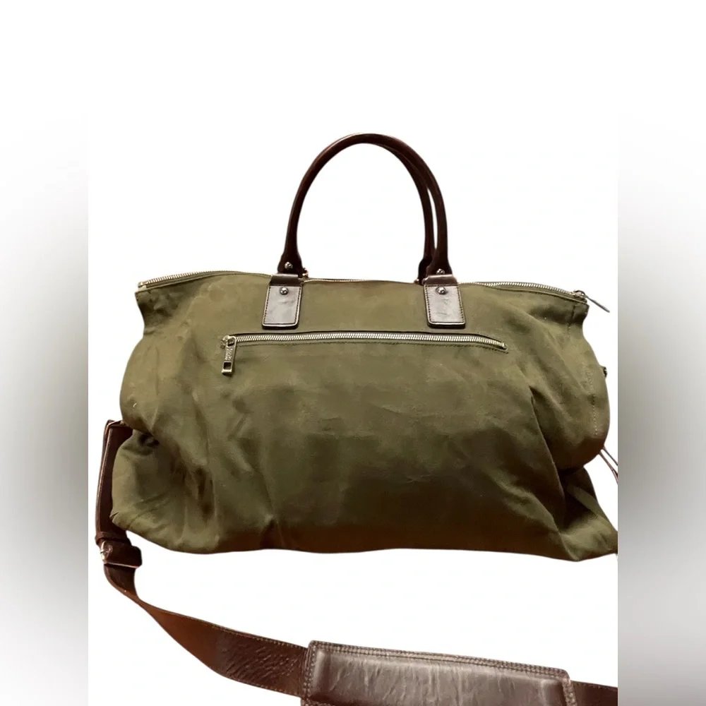 Hook + Albert Men's Waxed Canvas Garment Weekender Bag